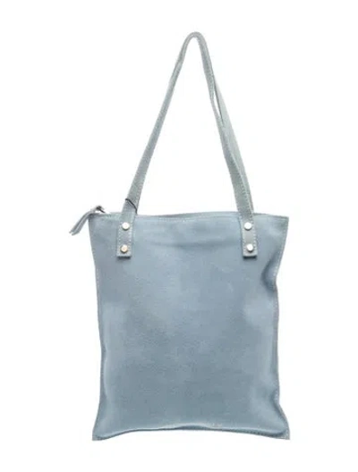 Pre-owned Cynthia Rowley Leather Top Handle Bag In Blue