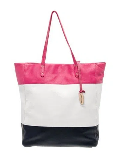 Pre-owned Cynthia Rowley Leather Tote In Multi