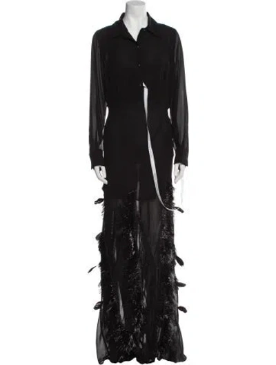 Pre-owned Cynthia Rowley Long Dress In Blue