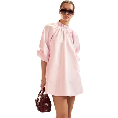 Cynthia Rowley Macaron Mini Shift Dress In Pink