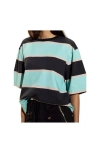 Cynthia Rowley Malibu Striped Tee In Multi