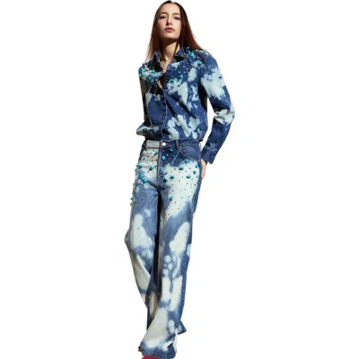 Cynthia Rowley Marfa Jeans In Blue