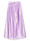 Cynthia Rowley Maxi Belle Skirt In 紫色