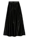 Cynthia Rowley Belle Maxi Skirt In 黑色