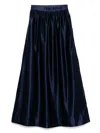 Cynthia Rowley Belle Maxi Skirt In 蓝色