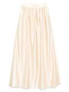 Cynthia Rowley Belle Maxi Skirt In Neutrals