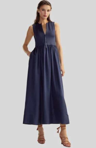 Cynthia Rowley Melbourne Dress In Navy