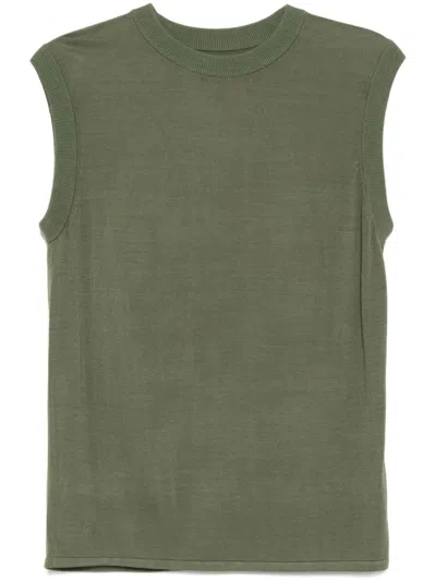 Cynthia Rowley Mica Top In Green