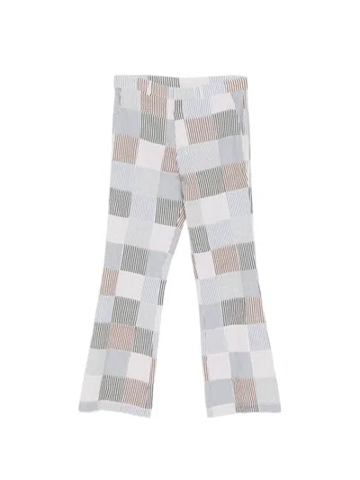 Cynthia Rowley Millie Cropped Trousers In Gray
