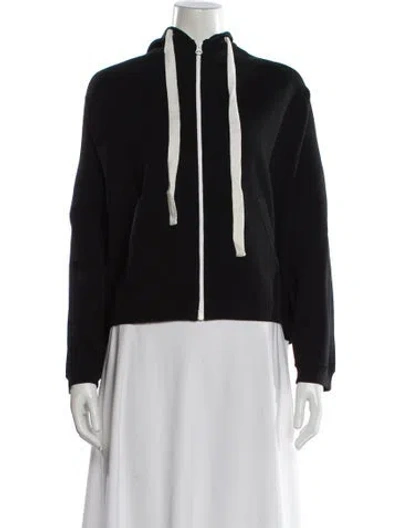 Pre-owned Cynthia Rowley Mock Neck Sweater In Black