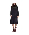 Cynthia Rowley Monroe Silk Charmeuse Dress In Black