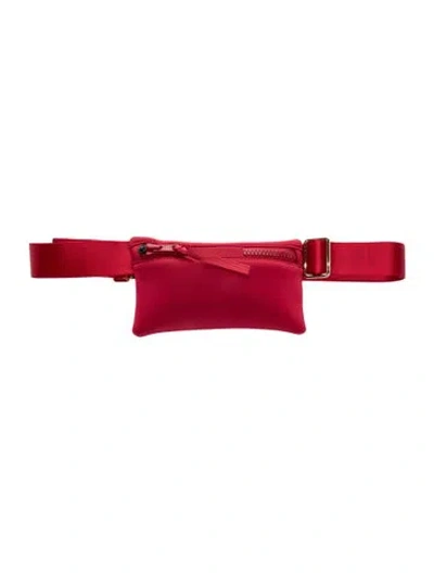 Pre-owned Cynthia Rowley Nylon Belt Bag In Red