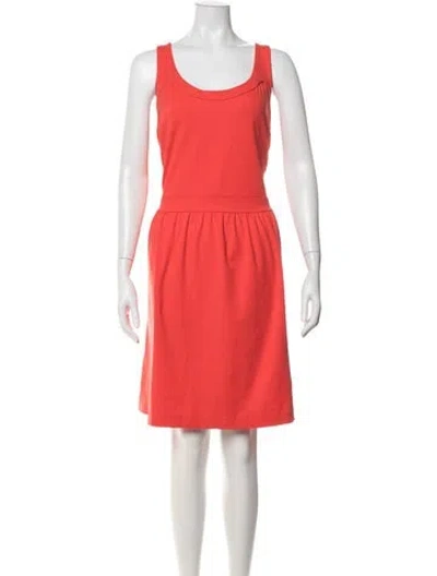Pre-owned Cynthia Rowley Nylon Knee-length Dress In Red