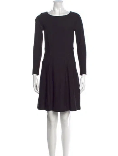 Pre-owned Cynthia Rowley Nylon Mini Dress In Black