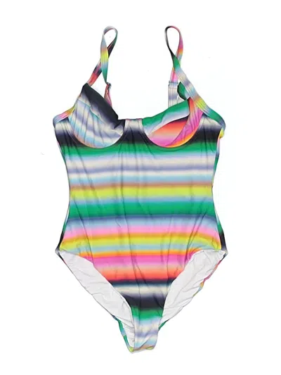 Pre-owned Cynthia Rowley One Piece Swimsuit In Green