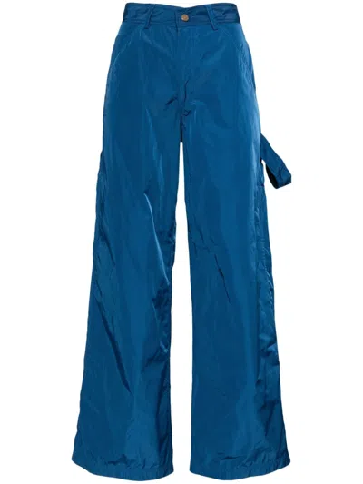 Cynthia Rowley Painter Trousers In Blue