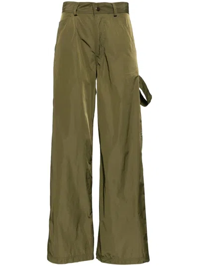 Cynthia Rowley Painter Pants In Dark Green