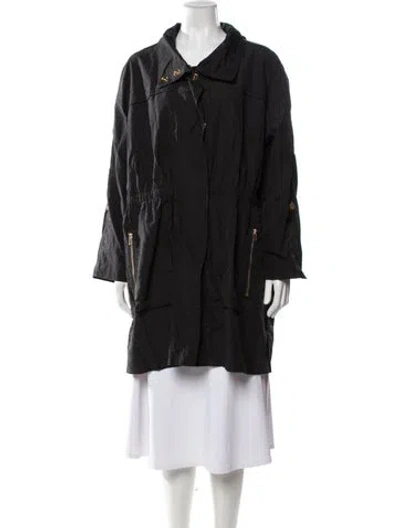 Pre-owned Cynthia Rowley Parka In Black