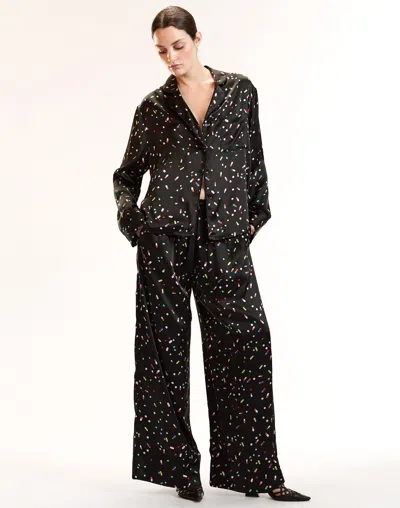 Cynthia Rowley Pill Print Pj Pants In Multi