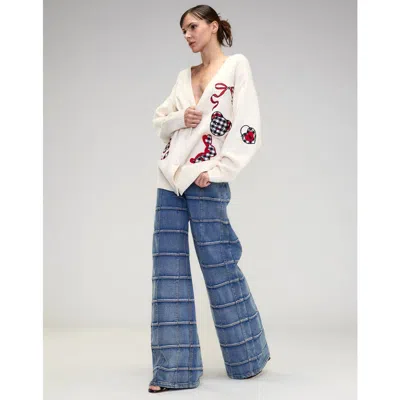 CYNTHIA ROWLEY CYNTHIA ROWLEY PLAYFUL PATCHWORK CARDIGAN