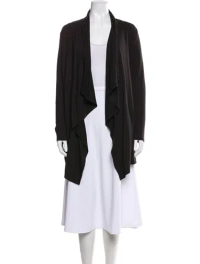 Pre-owned Cynthia Rowley Poncho In Black