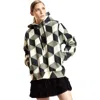 Cynthia Rowley Printed Hoodies In Green