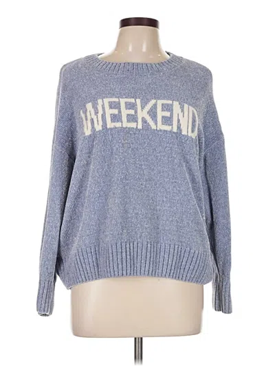 Pre-owned Cynthia Rowley Pullover Sweater In Blue