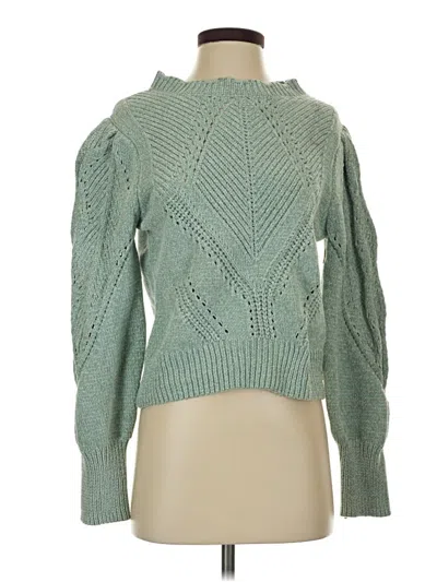 Pre-owned Cynthia Rowley Pullover Sweater In Green