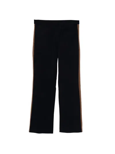 Cynthia Rowley Riley Flared Trousers In Black