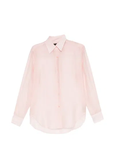 Cynthia Rowley Salina Shirt In Pink