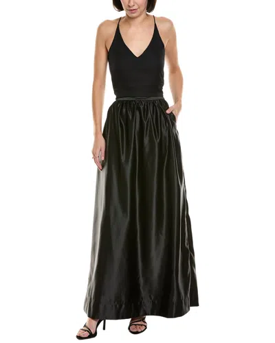 CYNTHIA ROWLEY SATIN MAXI SKIRT