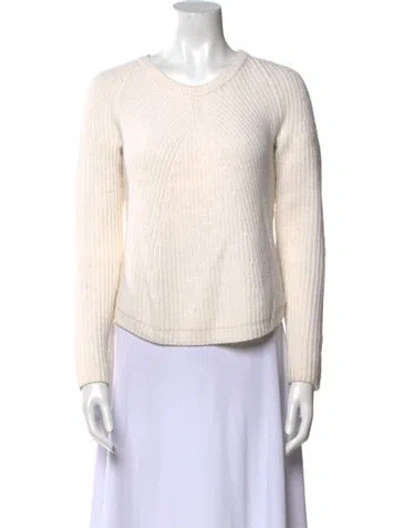 Pre-owned Cynthia Rowley Scoop Neck Sweater In Neutral