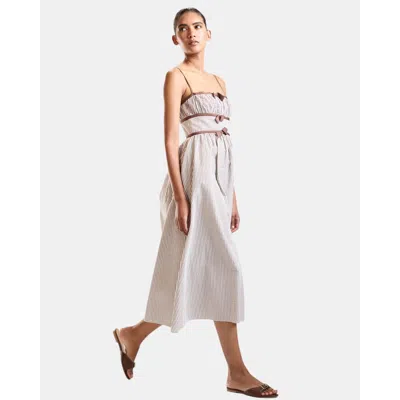Cynthia Rowley Clara Seersucker Dress In Multi