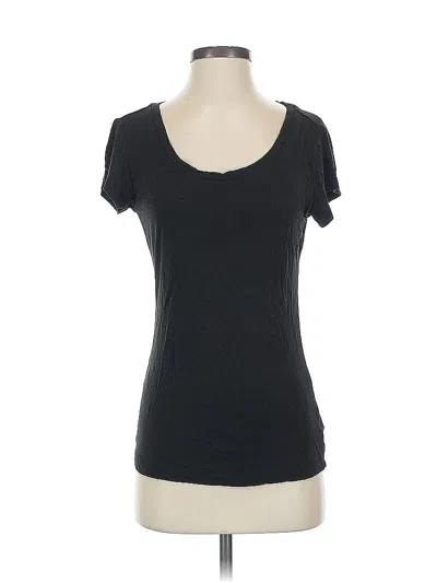 Pre-owned Cynthia Rowley Short Sleeve T-shirt In Black