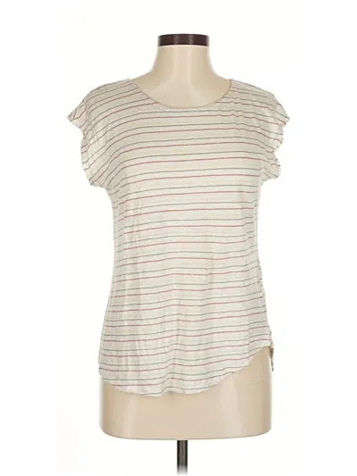 Pre-owned Cynthia Rowley Short Sleeve T-shirt In White