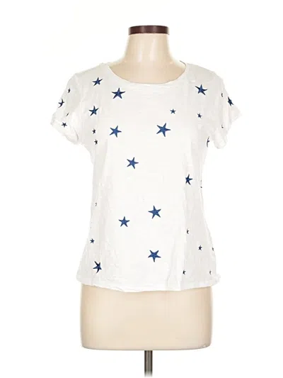 Pre-owned Cynthia Rowley Short Sleeve T-shirt In White