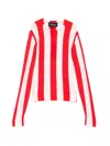 Cynthia Rowley Sideline Striped Sweater In Multi