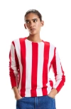 Cynthia Rowley Sideline Striped Sweater In Multi