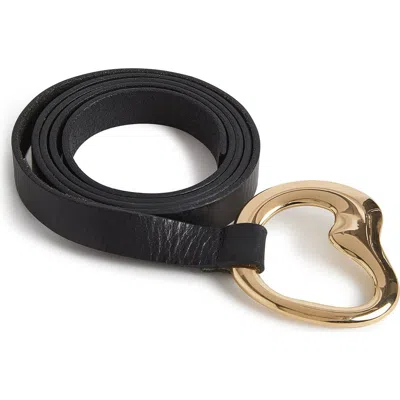 Cynthia Rowley Signature Tie Belt In Black