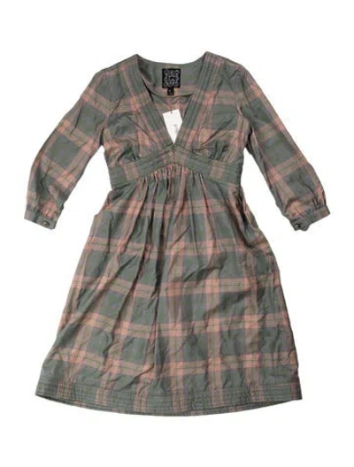 Pre-owned Cynthia Rowley Silk Long Dress In Multi