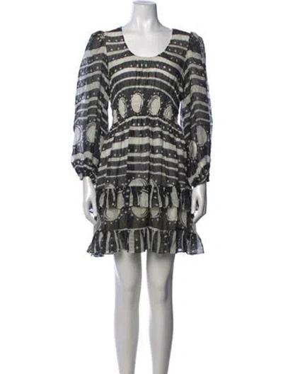 Pre-owned Cynthia Rowley Silk Mini Dress