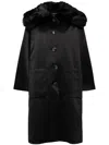 Cynthia Rowley Single-breasted Coat In Black