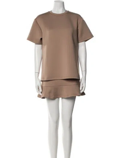 Pre-owned Cynthia Rowley Skirt Set In Neutral