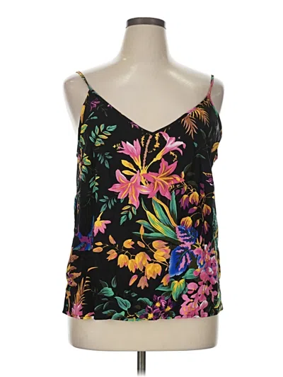 Pre-owned Cynthia Rowley Sleeveless Blouse In Black