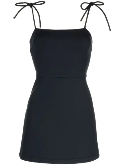 Cynthia Rowley Sleeveless Mini Dress In Black