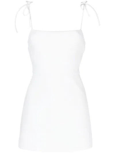 Cynthia Rowley Sleeveless Mini Dress In White