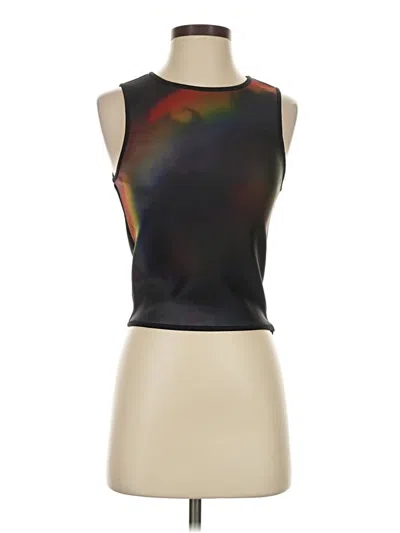 Pre-owned Cynthia Rowley Sleeveless T-shirt In Black