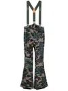 Cynthia Rowley Slope Style Ski Pants In Green Camo