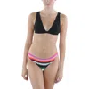 Cynthia Rowley Stmul Womens Ombre Polyester Swim Bottom Separates In Multi