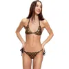 Cynthia Rowley String Bikini Top In Gold